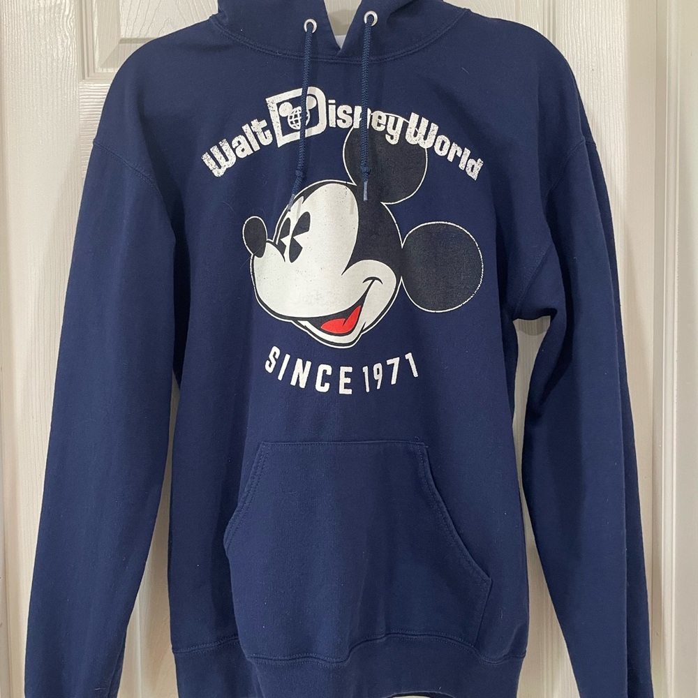 Disney Walt Disney World Navy Blue Mickey Mouse Sweatshirt